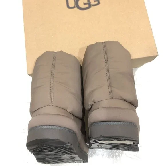 UGG Maxi Cozy Puffy Short Booties UGGPlush Warm Wool Blend Size Big Kid 4 EU 36 - Picture 12 of 14